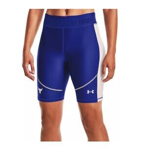 NWT! Under Armour Project Rock HeatGear Bike Shorts Womens Size XS